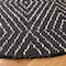 Safavieh Bohemian Hand Woven Medium Rectangle RugBlack & Ivory 5 x 8 ft. BOH702A-5 - alternate 10